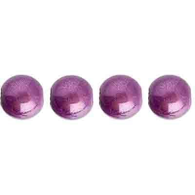 Miracle Bead Round 8mm Transparent Mauve Sundaylace Creations & Bling
