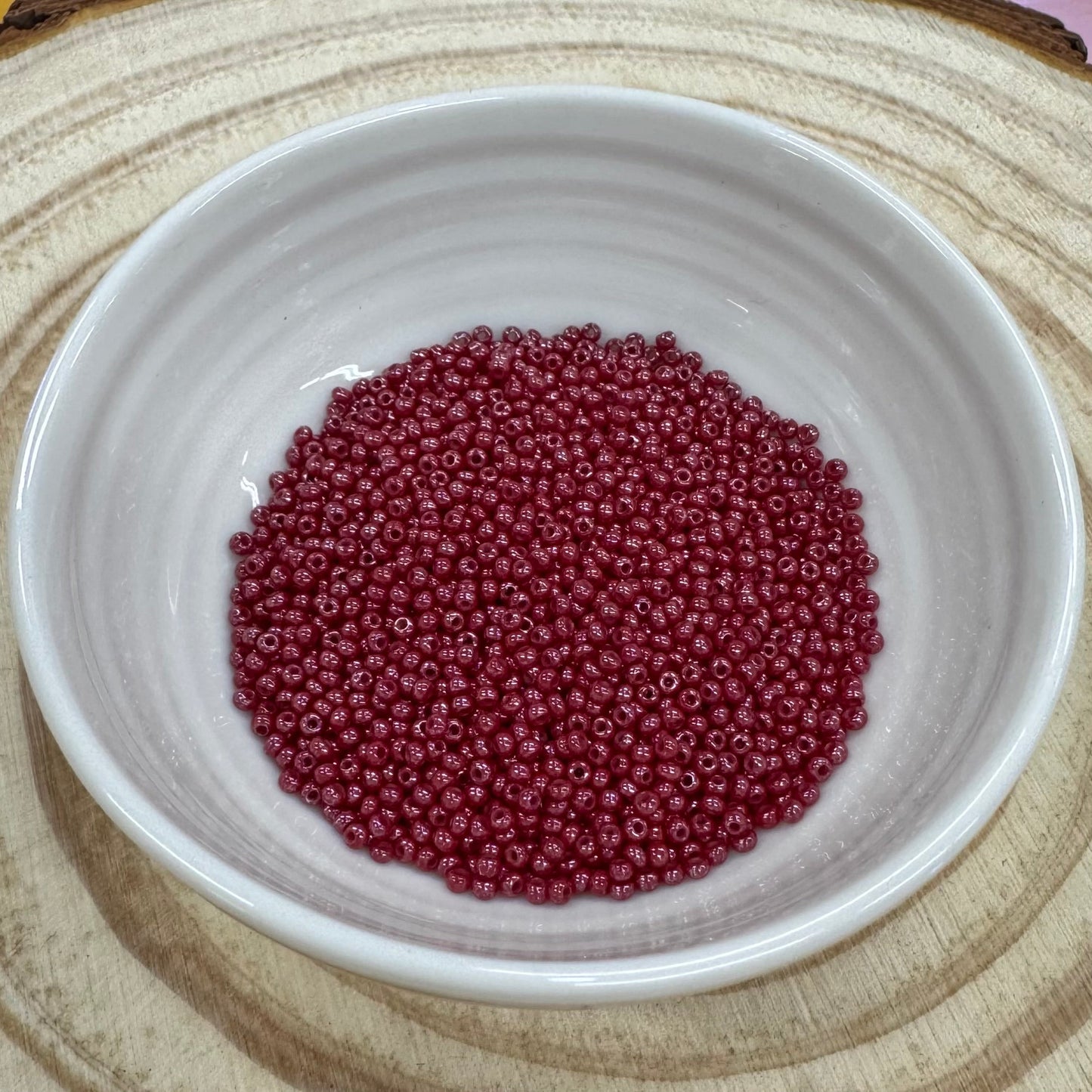 “Cherry Red” 10 - 11/0 Seed Beads Set Sundaylace Creations & Bling
