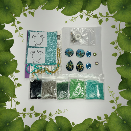 "Turtle"  New Beader Starter, Custom Cab, Promotions Sundaylace Creations & Bling