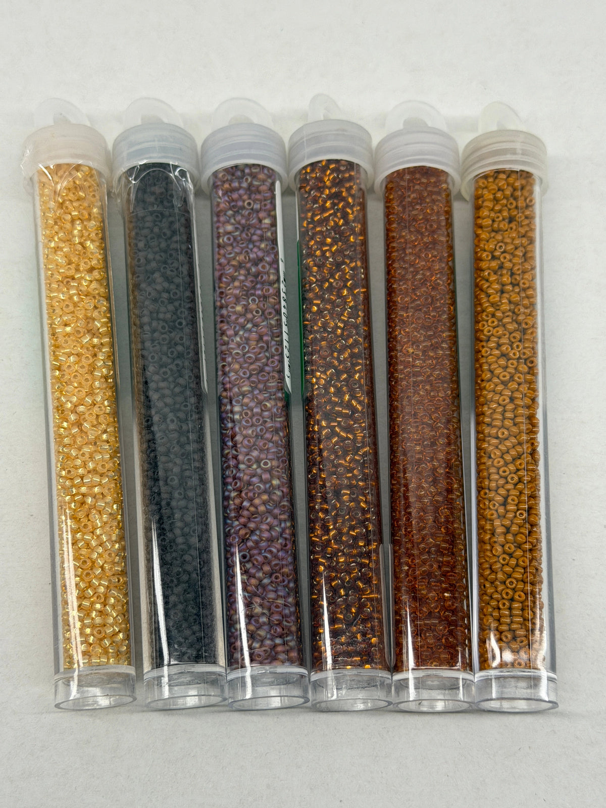 “Autumn Coffee Time” Topaz 6 x 11/0 Miyuki Seed Beads Bundle, Promotions Miyuki Seedbeads