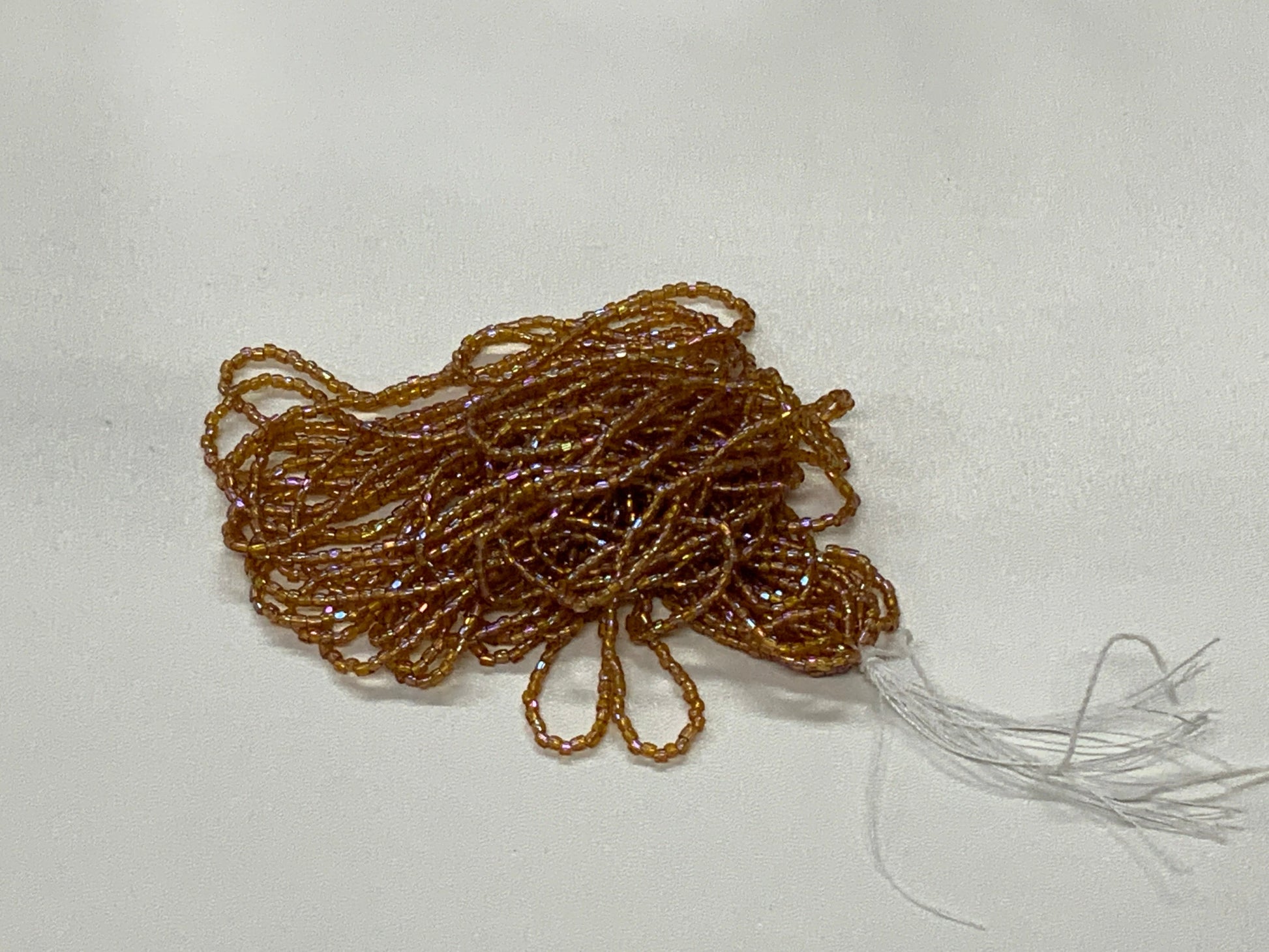 3 Cut 10/0 Beads Transparent Dark Topaz Rainbow AB *Hank Tri-Cut Beads Preciosa