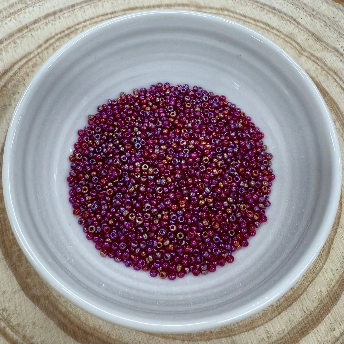 “Cherry Red” 10 - 11/0 Seed Beads Set Sundaylace Creations & Bling