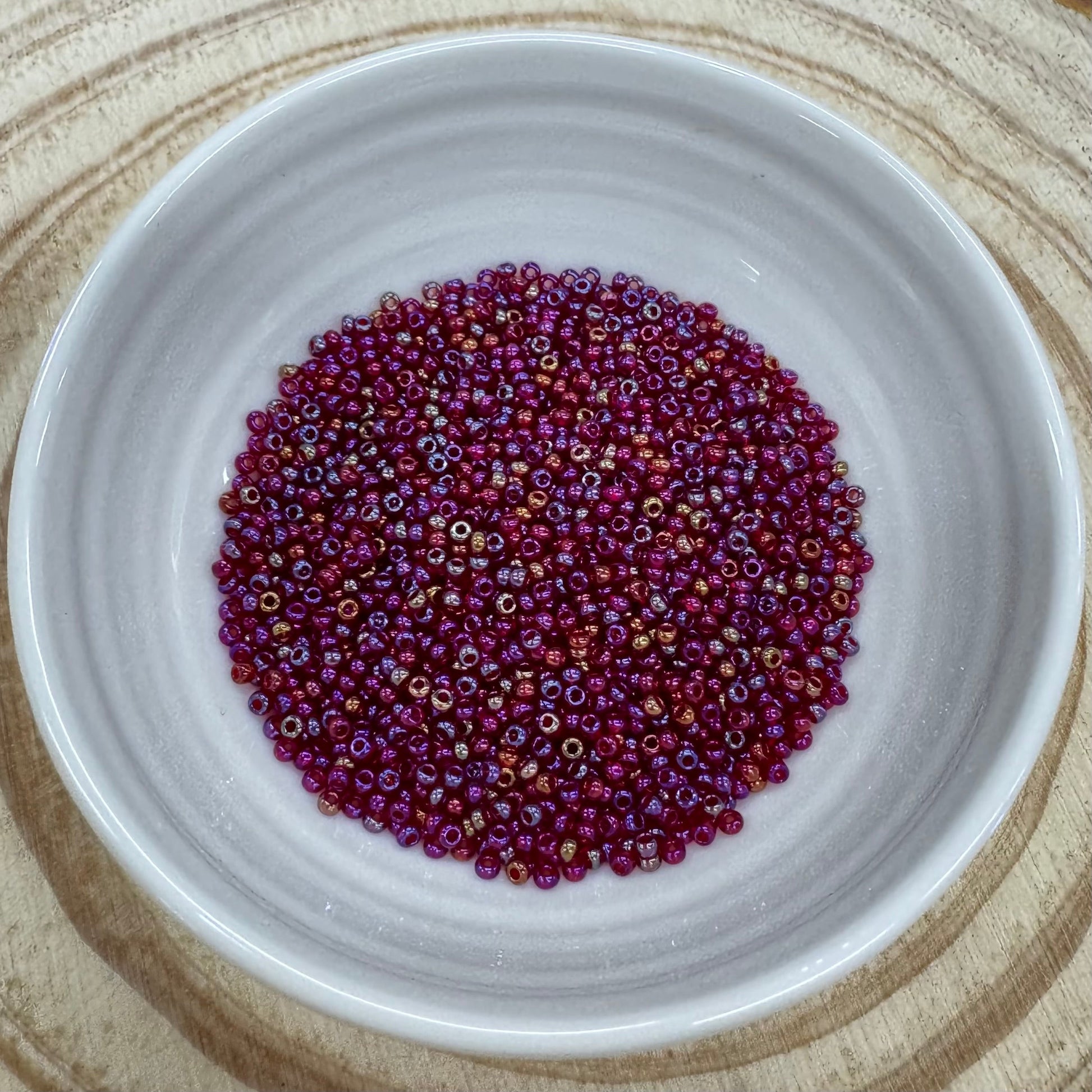 “Cherry Red” 10 - 11/0 Seed Beads Set Sundaylace Creations & Bling