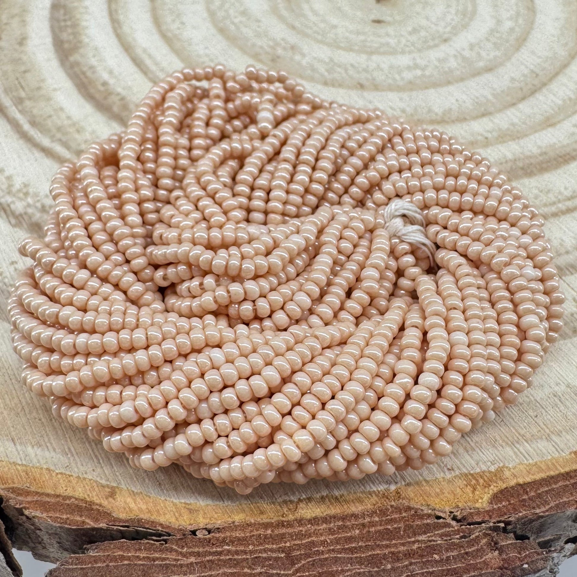 10/0 Blush Terra Opaque Preciosa Seed Beads *Limited time Hank #10SB153-TA 10/0 Preciosa Seed Beads