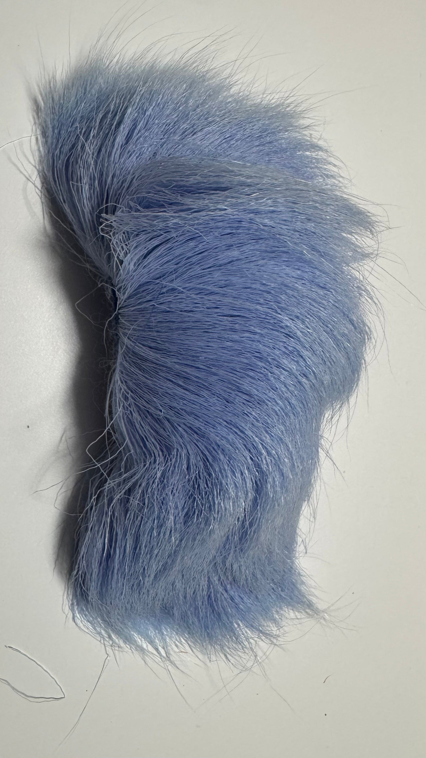 Dyed Natural Caribou Fur 1×3 inch Strip for Tufting, Basics Caribou Fur
