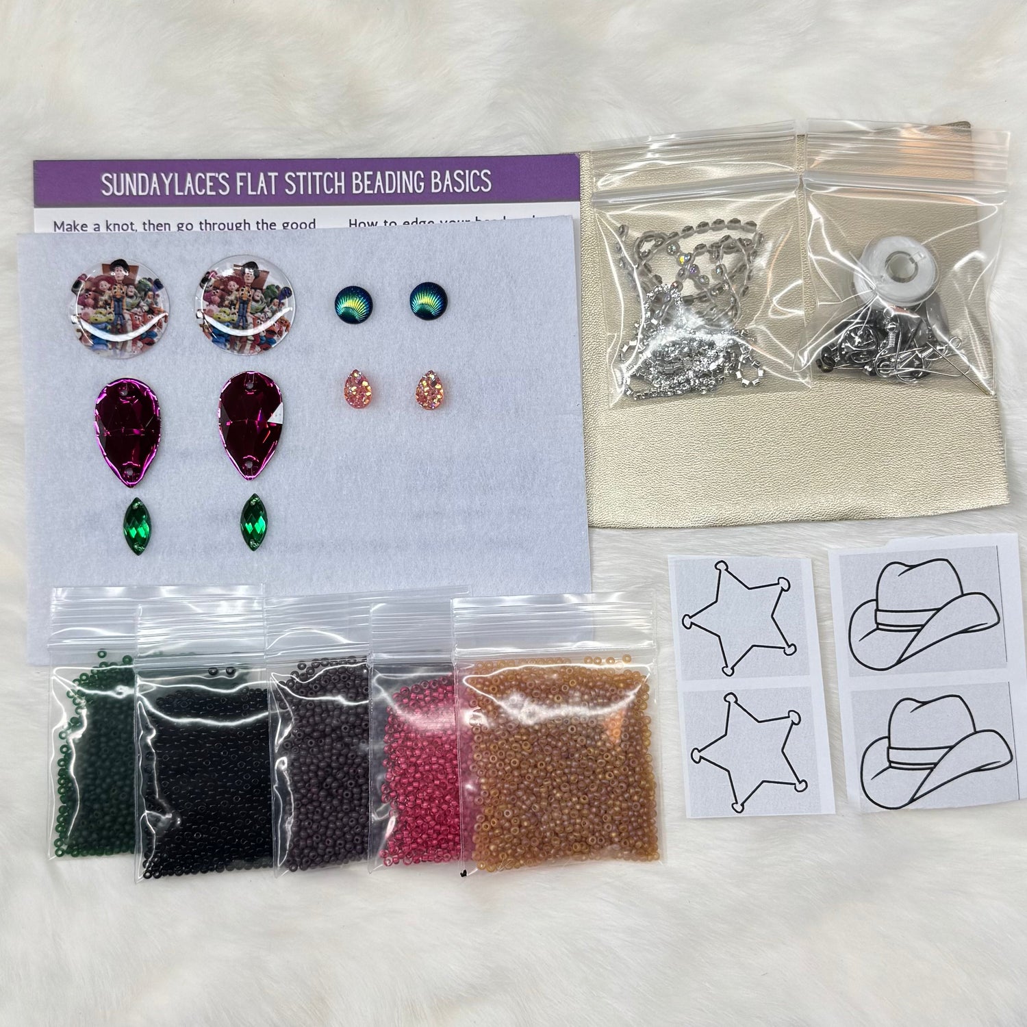 "Western Sheriff"  New Beader Starter, Custom Cab, Promotions Sundaylace Creations & Bling