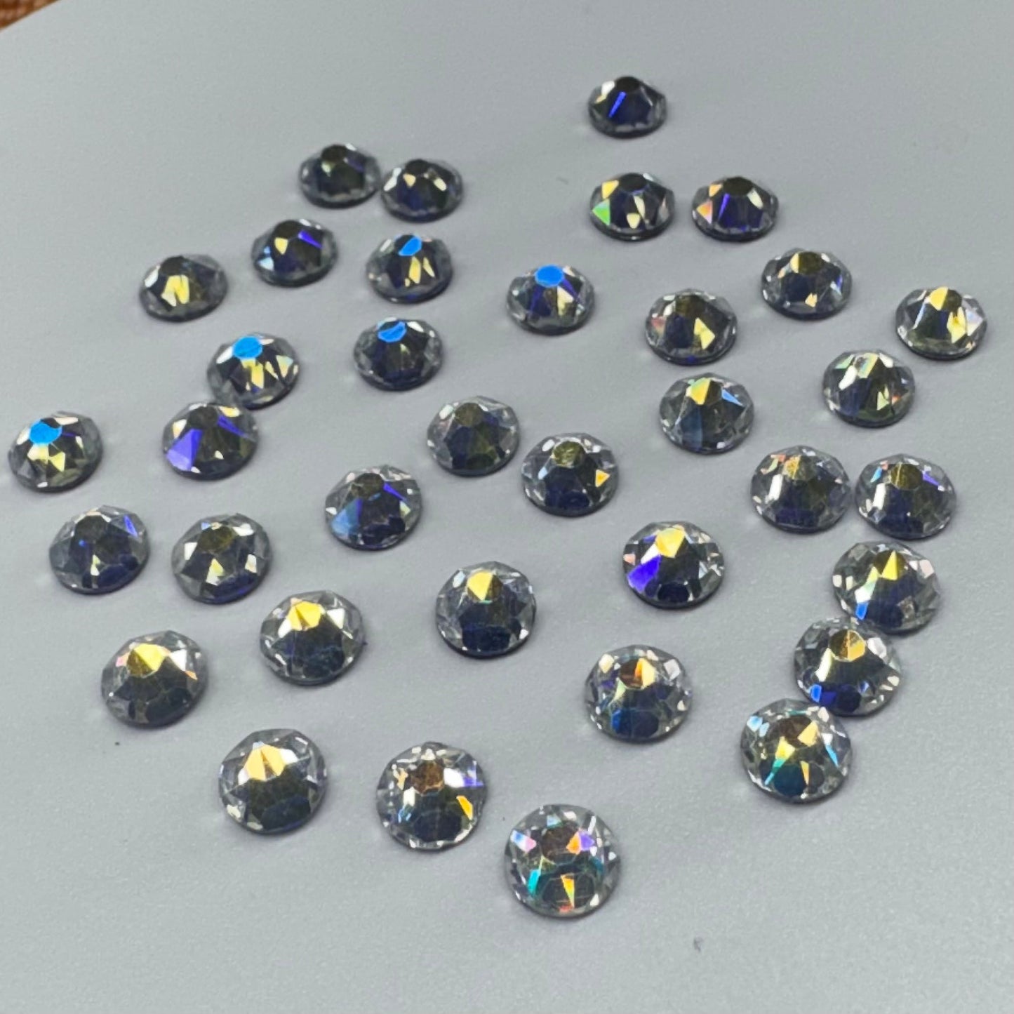 Flatback Hotfix Clear Glass Gem (Sold in Pair) Sundaylace Creations & Bling