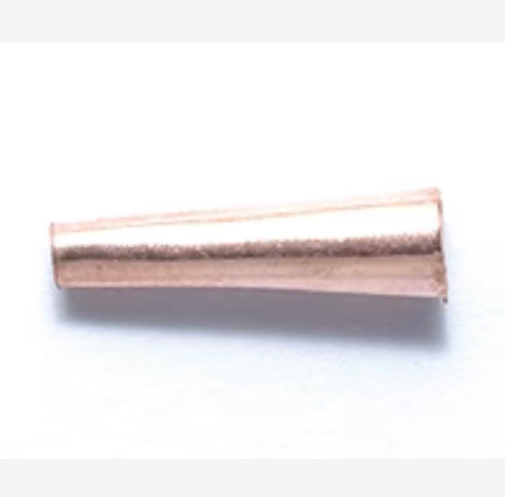 1/2 Inch Copper Cone 50pcs, Earring Findings, Basics 12ME857 Cone