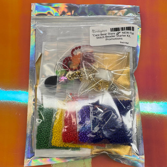 "Care Bear Stare 🌈" NEW Flat Stitch Beader Starter Kit, Promotions Sundaylace Creations