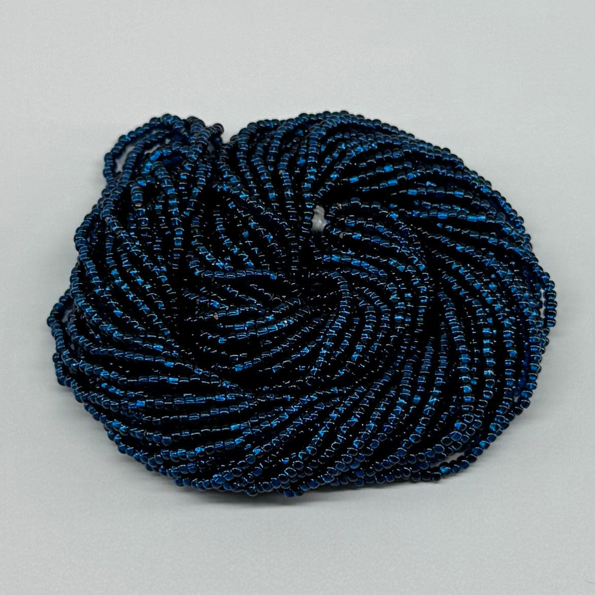 11/0 Montana Blue Silver Lined, Preciosa Seed Beads *Hank #11SB469 11/0 Preciosa Seed Beads
