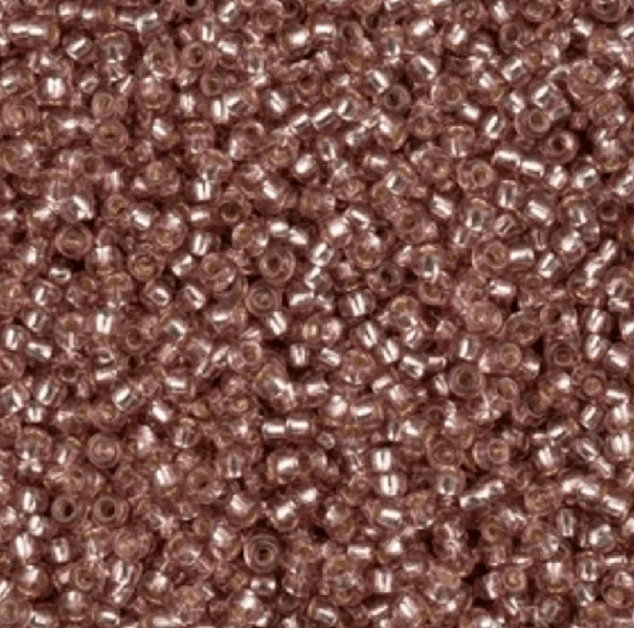 11/0 Brown SOLGEL Transparent Silver lined Preciosa Seed Bead (22g) *NEW* 11/0 Preciosa Seed Beads