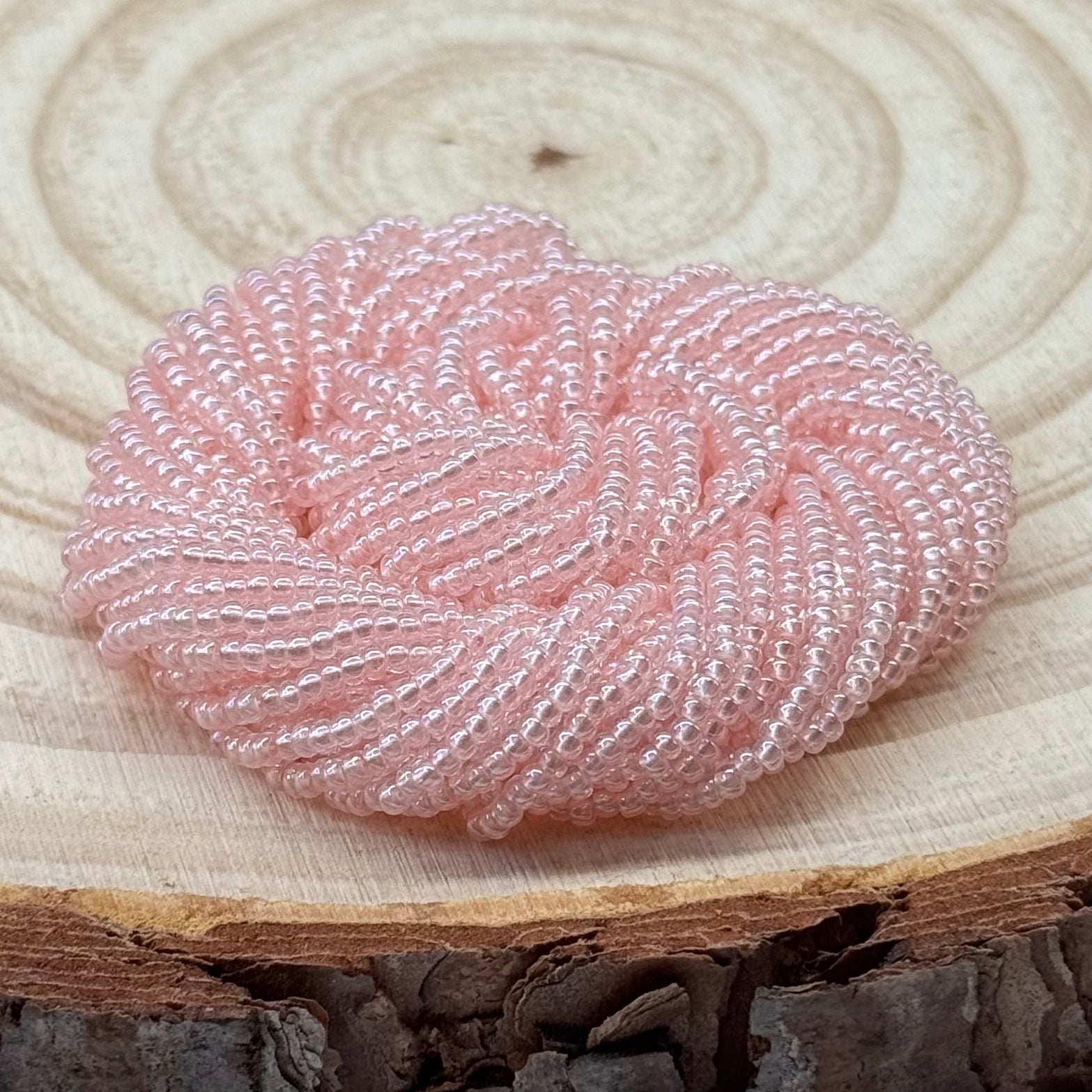 10/0 Pink Pearl Lined Color Preciosa Seed Beads *Limited time Hank #10SB691-LP 10/0 Preciosa Seed Beads