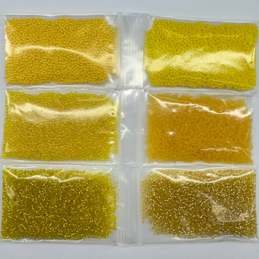 "Sunny" 11/0 Seed Bead x 6, Promotions Sundaylace Creations & Bling