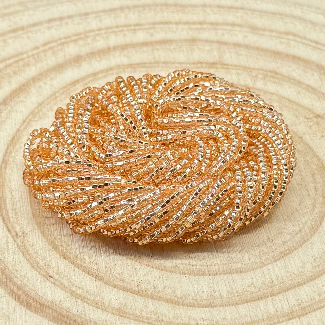 11/0 Champagne Coated Silver Lined Preciosa Seed Beads *Limited time Hank #11SB451 11/0 Preciosa Seed Beads