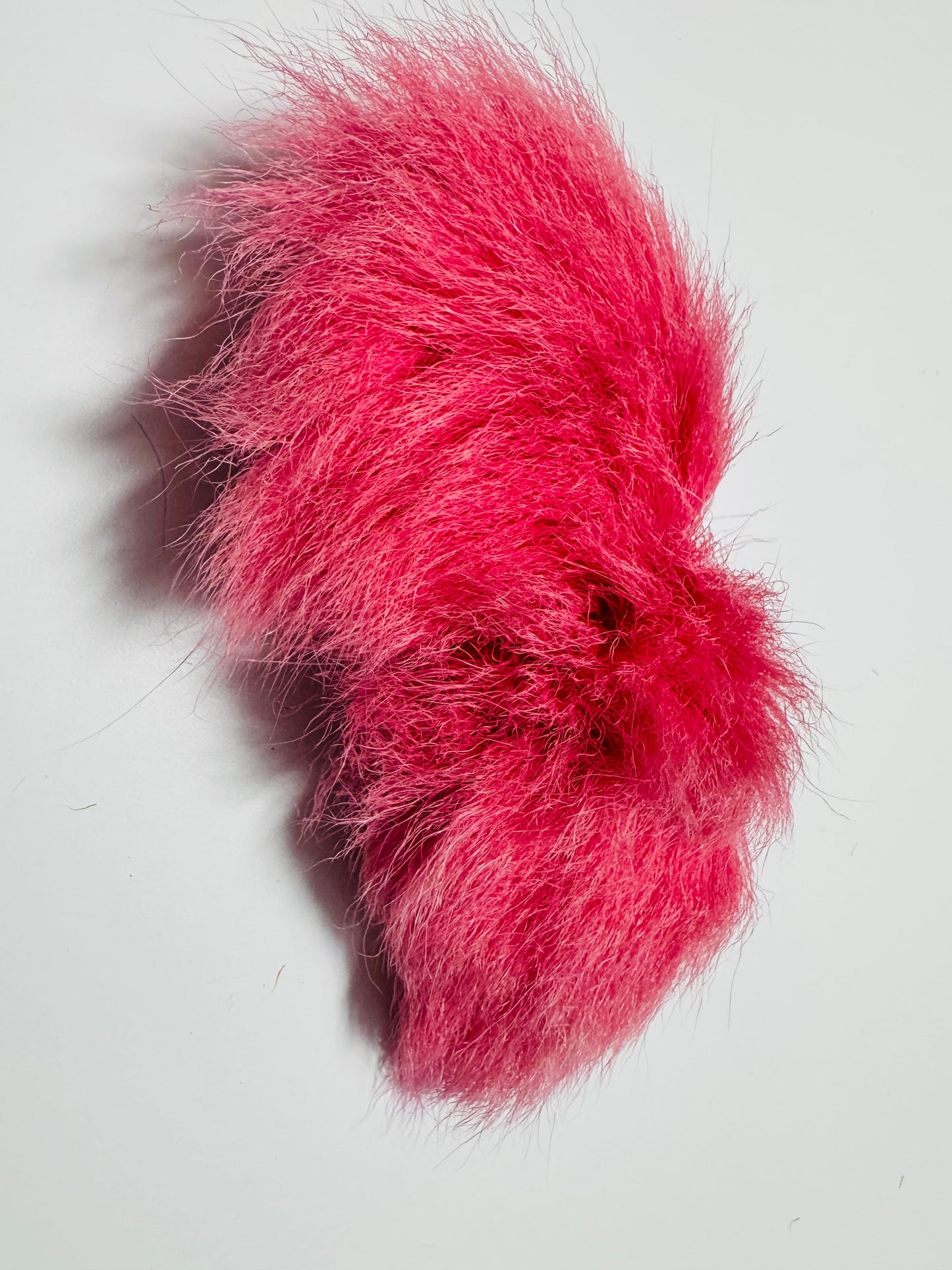 Dyed Natural Caribou Fur 1×3 inch Strip for Tufting, Basics Caribou Fur