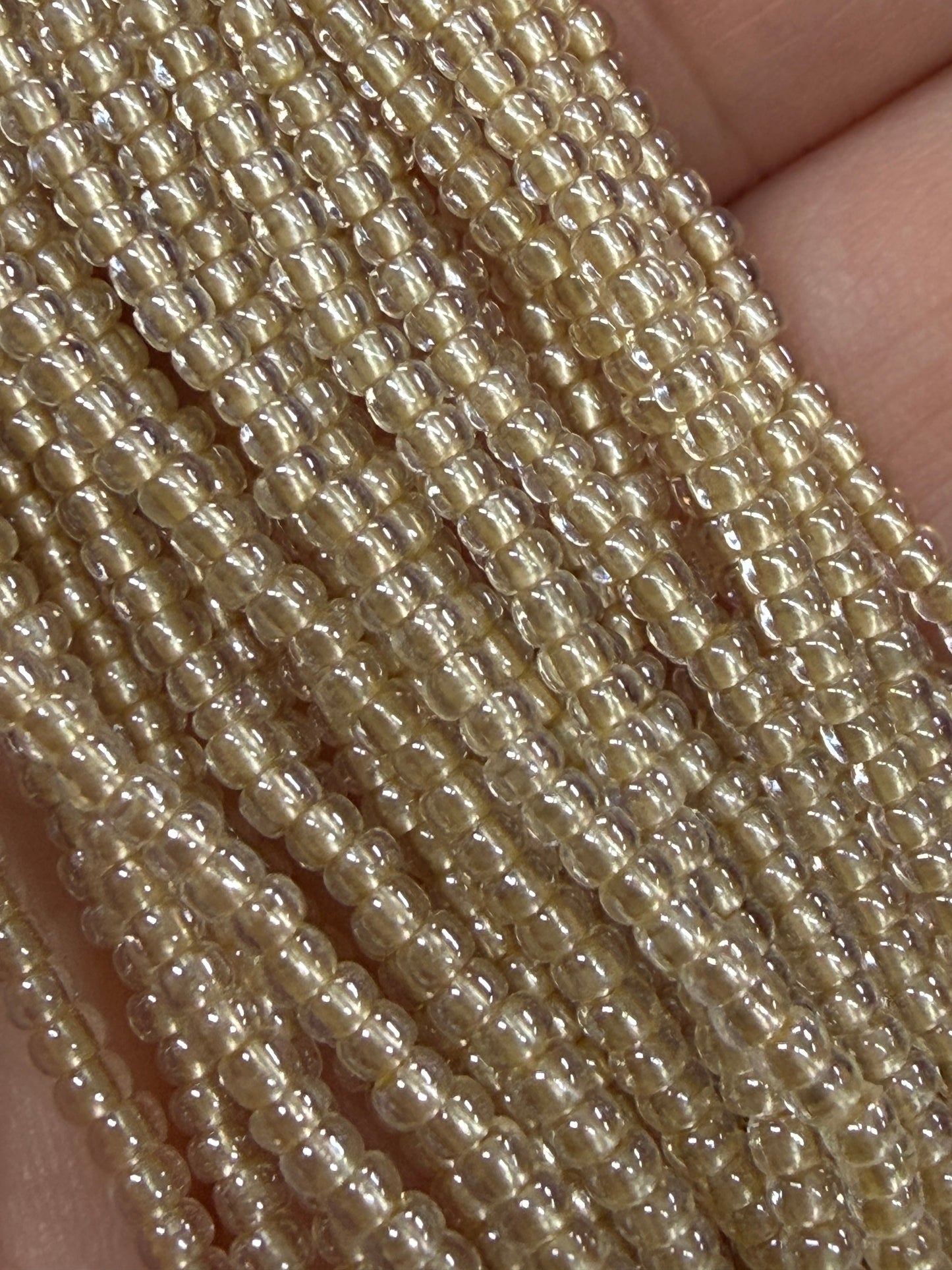 10/0 Golden Beige Luster Solgel, Preciosa Seed Beads *Hank 10/0 Preciosa Seed Beads