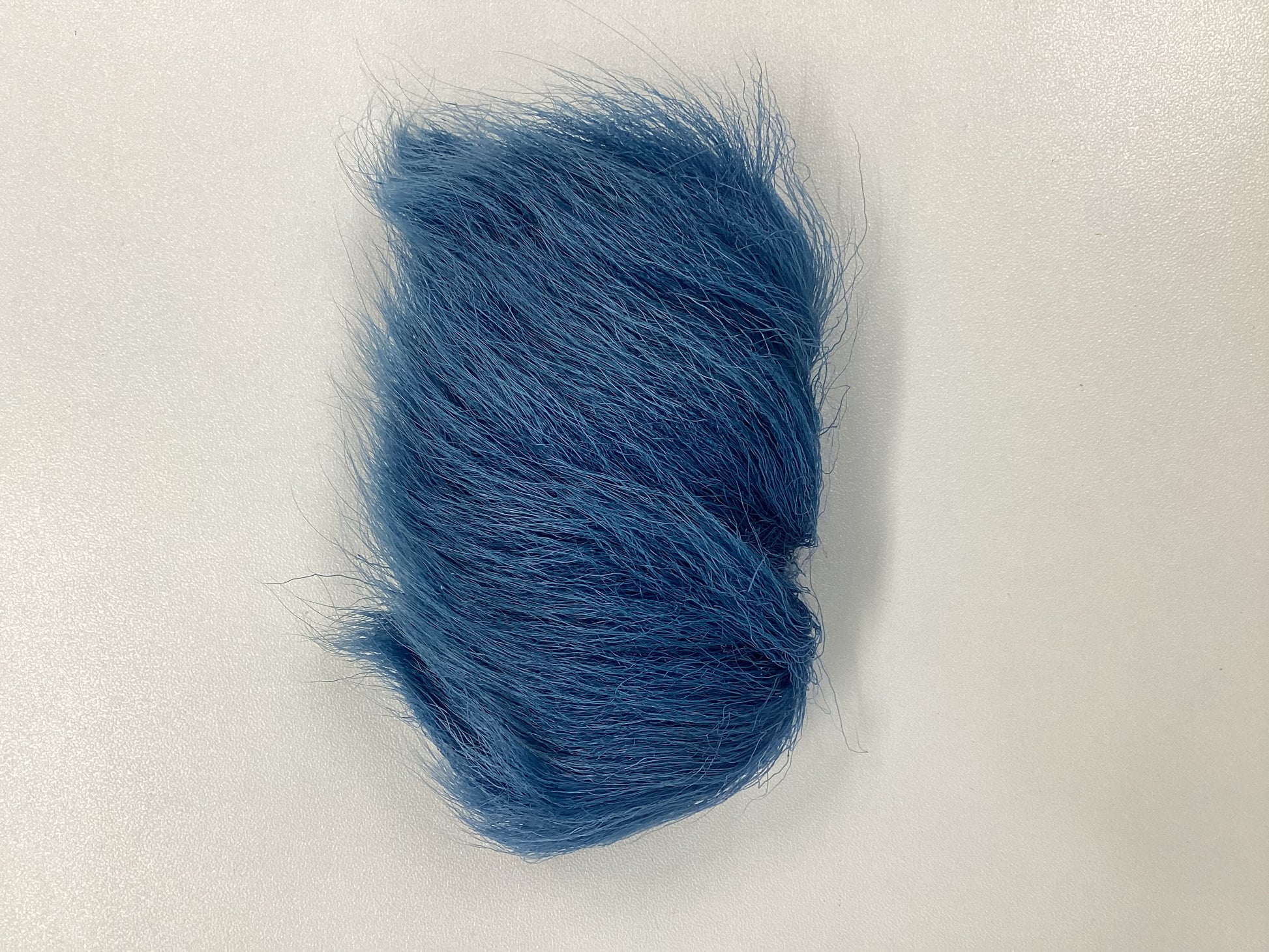 Royal Blue Caribou Fur - Dyed Natural Caribou Fur 1×3 inch Strip for Tufting Caribou Fur