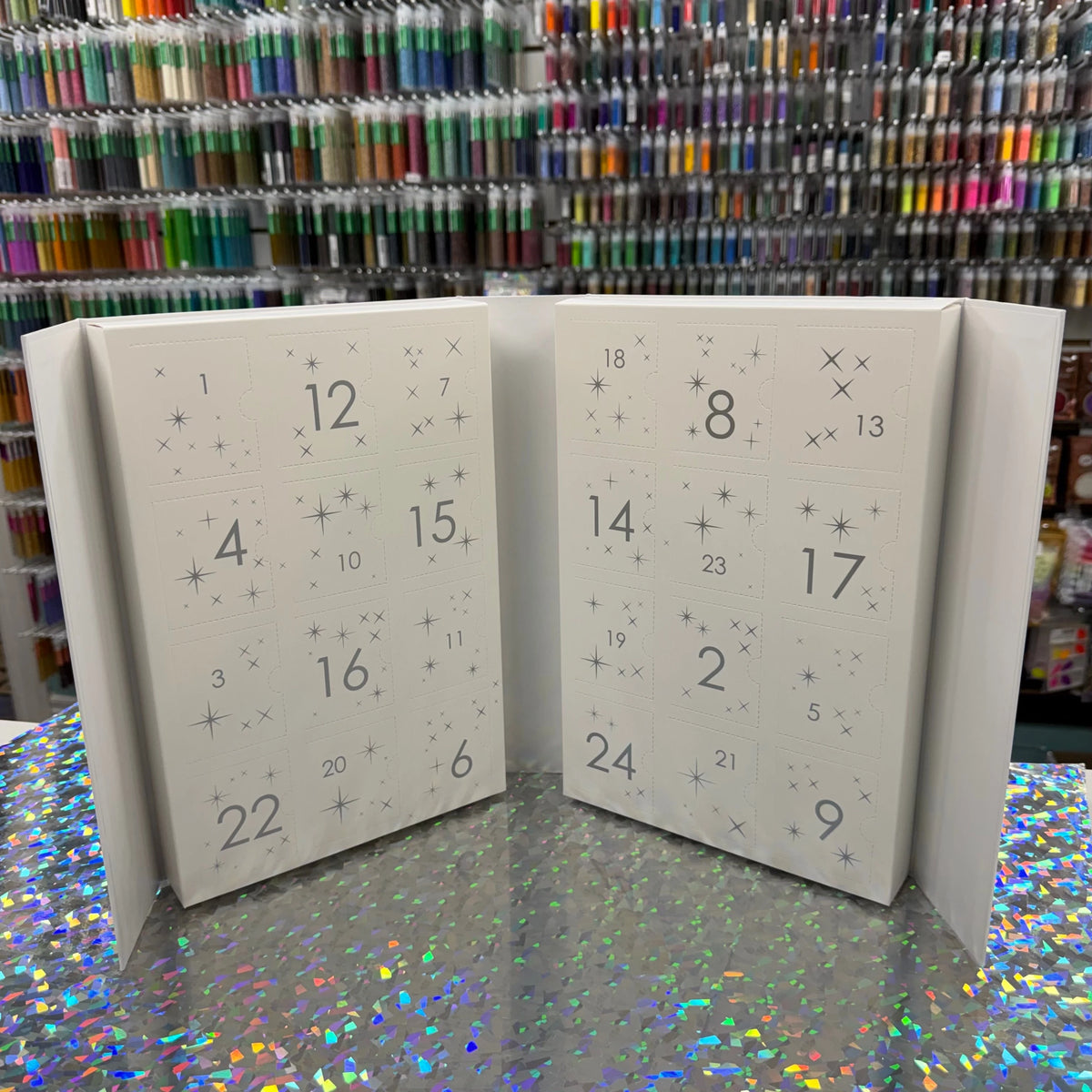 "A Very SHEEN Holiday" 24 Charlottes Cut Beads (10g each) Christmas Advent 🎁  PROMOTION Promotional Products