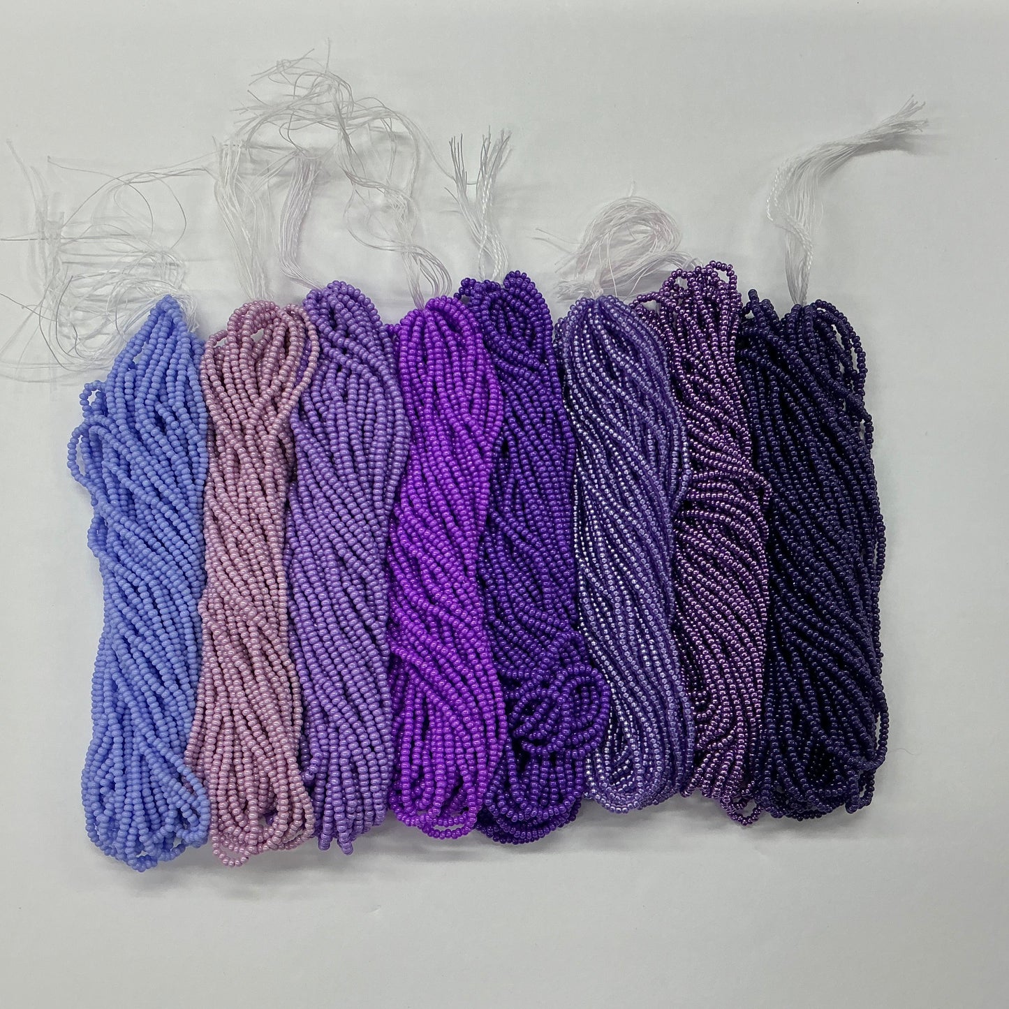 "I Purple 💜 ARMY" 11/0 Seedbead Hank Set x 8 Hank, Promotions