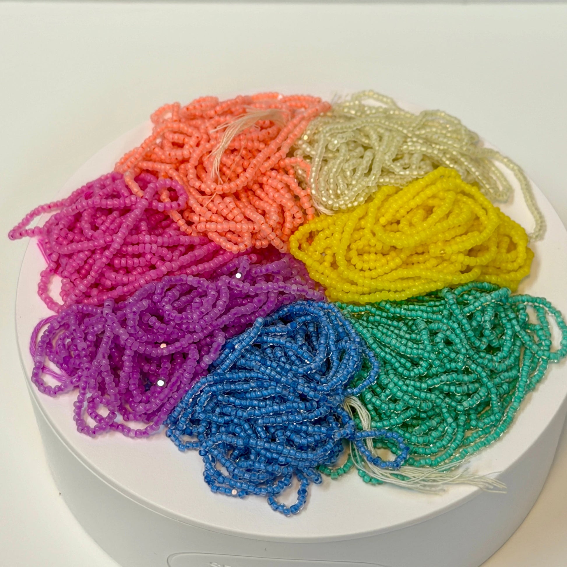 "Spring 🐣 2026" 7 x 11/0 Charlotte Beads (10g), Promotions India Sheen Charlotte Cut Seedbeads