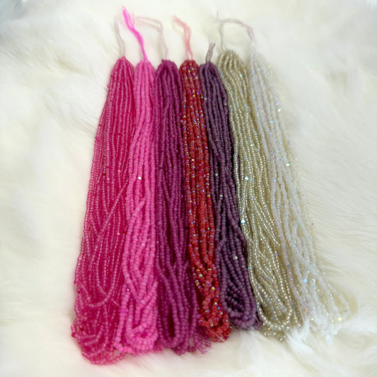 “Just A Girl” 7 x 11/0 Charlotte Cut Seed Beads (10g) Bundle, Promotions Sundaylace Creations & Bling