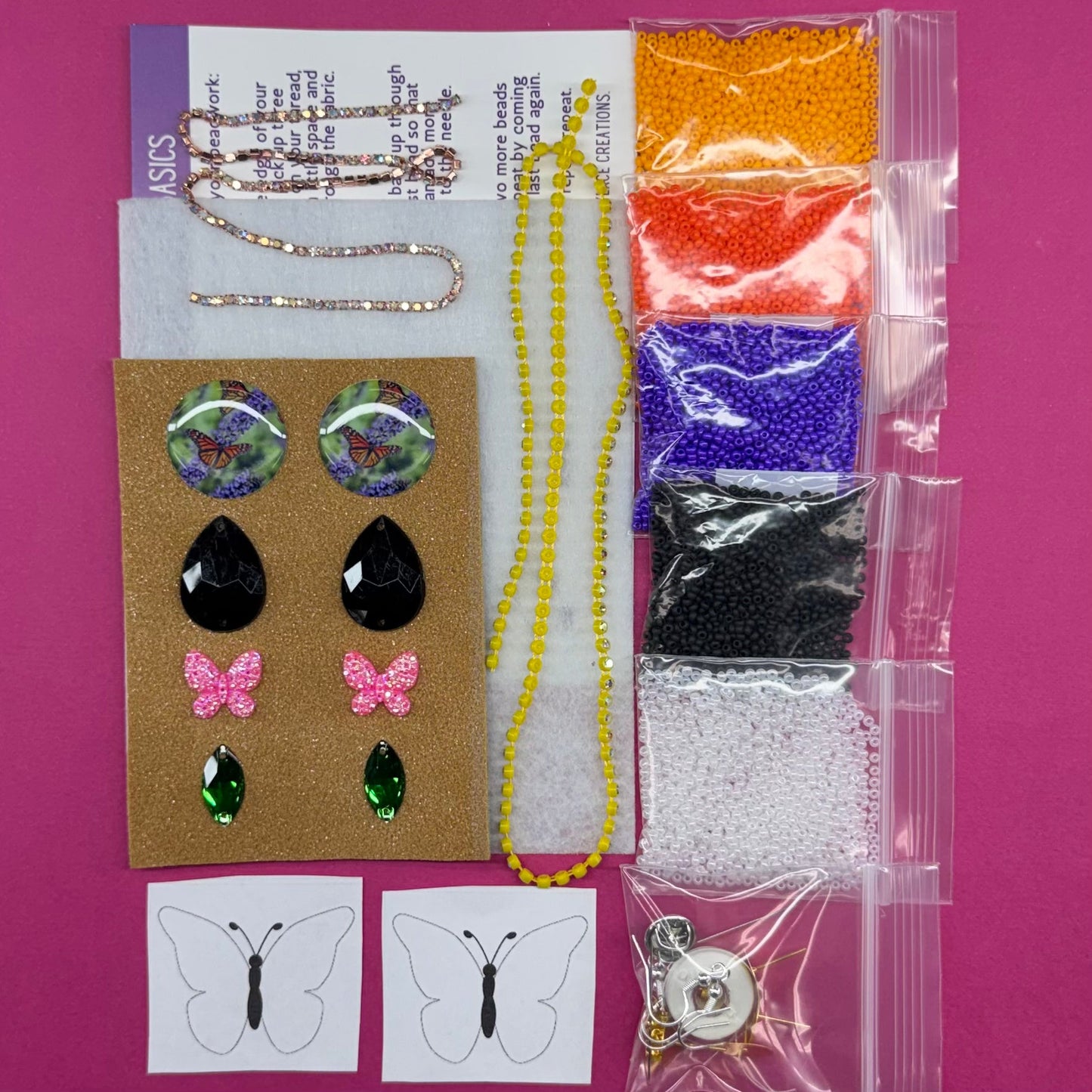 'Butterfly' Beading Starter Kit,  Promotion Sundaylace Creations & Bling