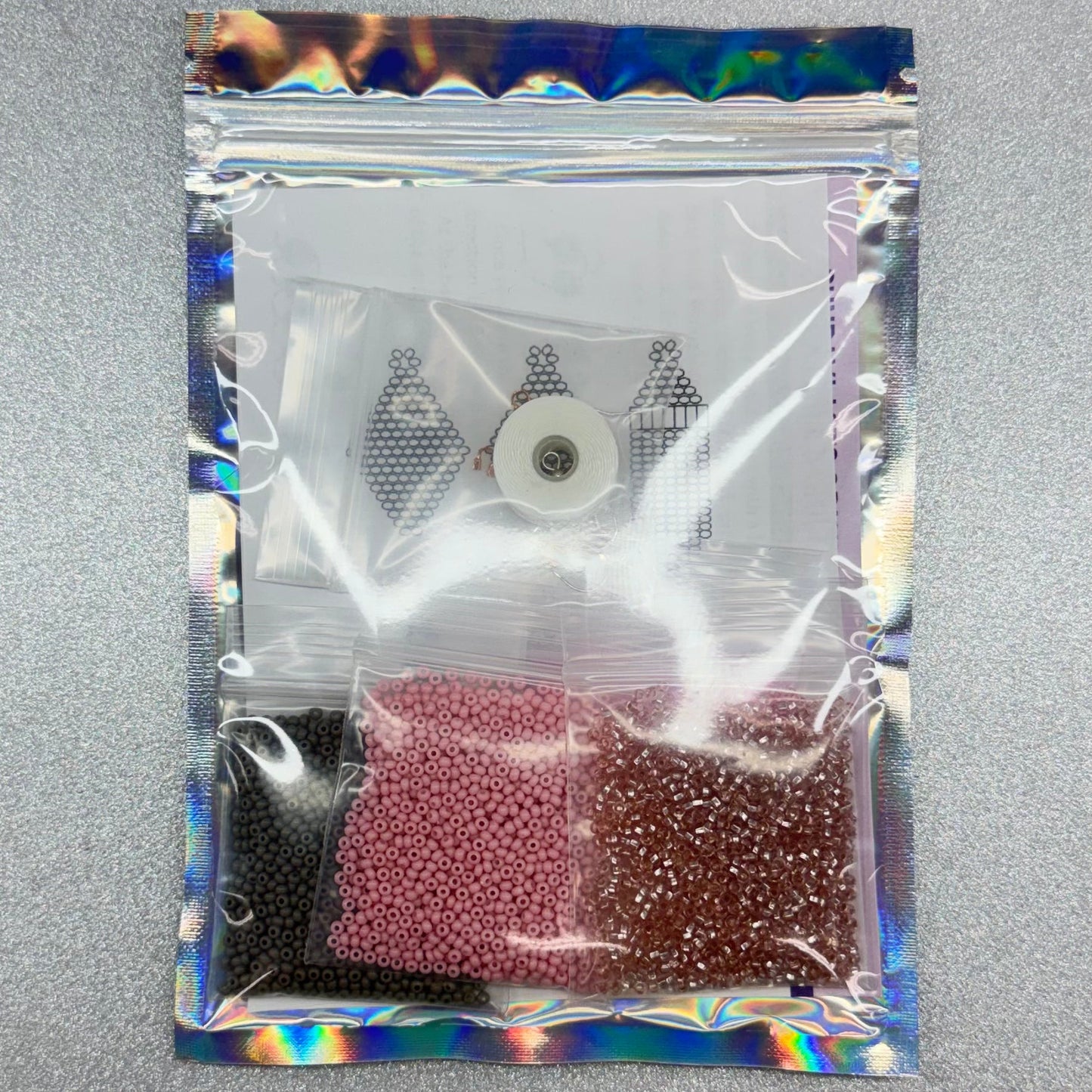 Pink 💖 Themed Dangle Earring Starter Brick Stitch Bead Kit, Promotions Sundaylace Creations & Bling