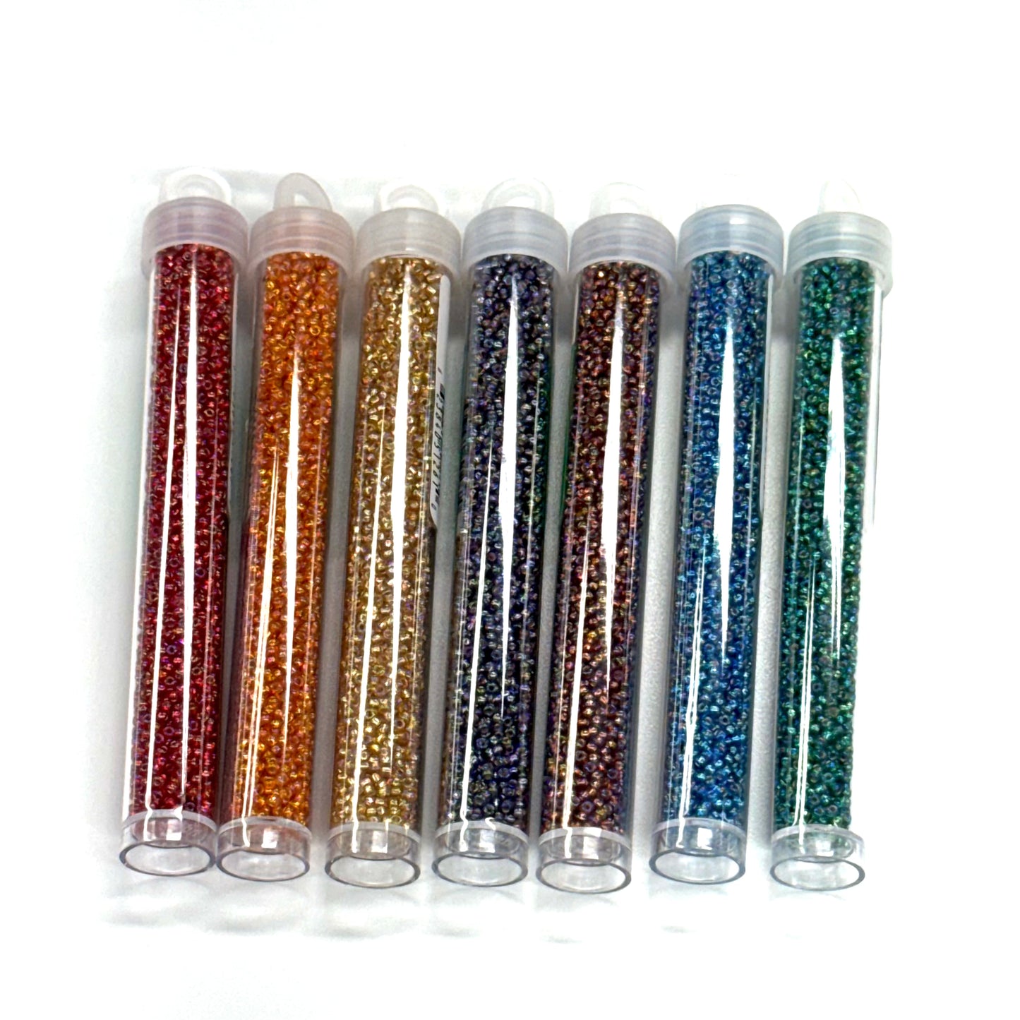 "Rich Jewel Tone" 11/0 Miyuki AB Seed Bead Set. 7x 22g, Promotions