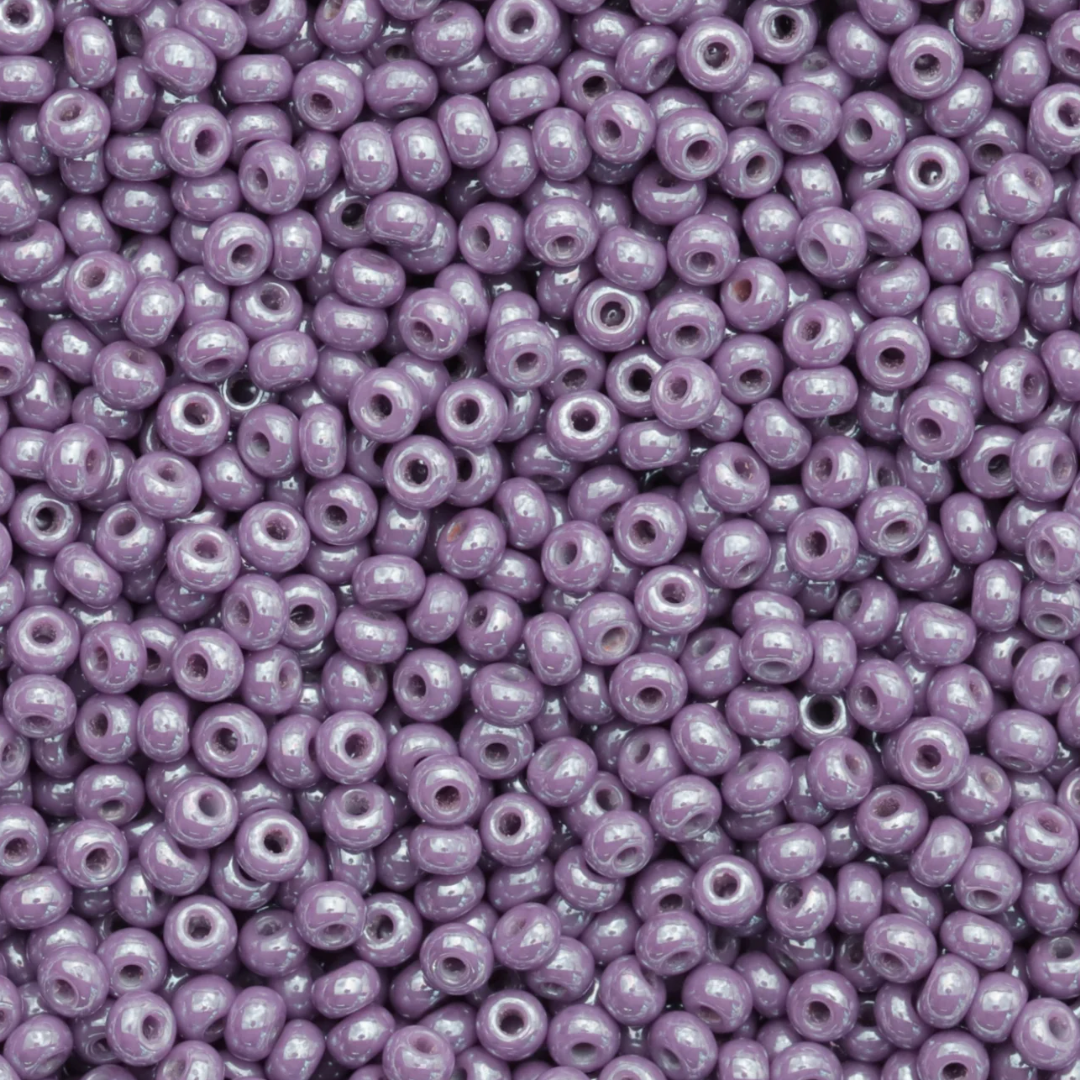 10/0 Mauve LUSTER Opaque, Preciosa Seed beads