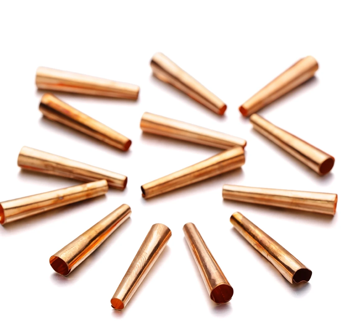 35mm (1.25") Copper Cone 100pcs, Earring Findings, Basics Cone