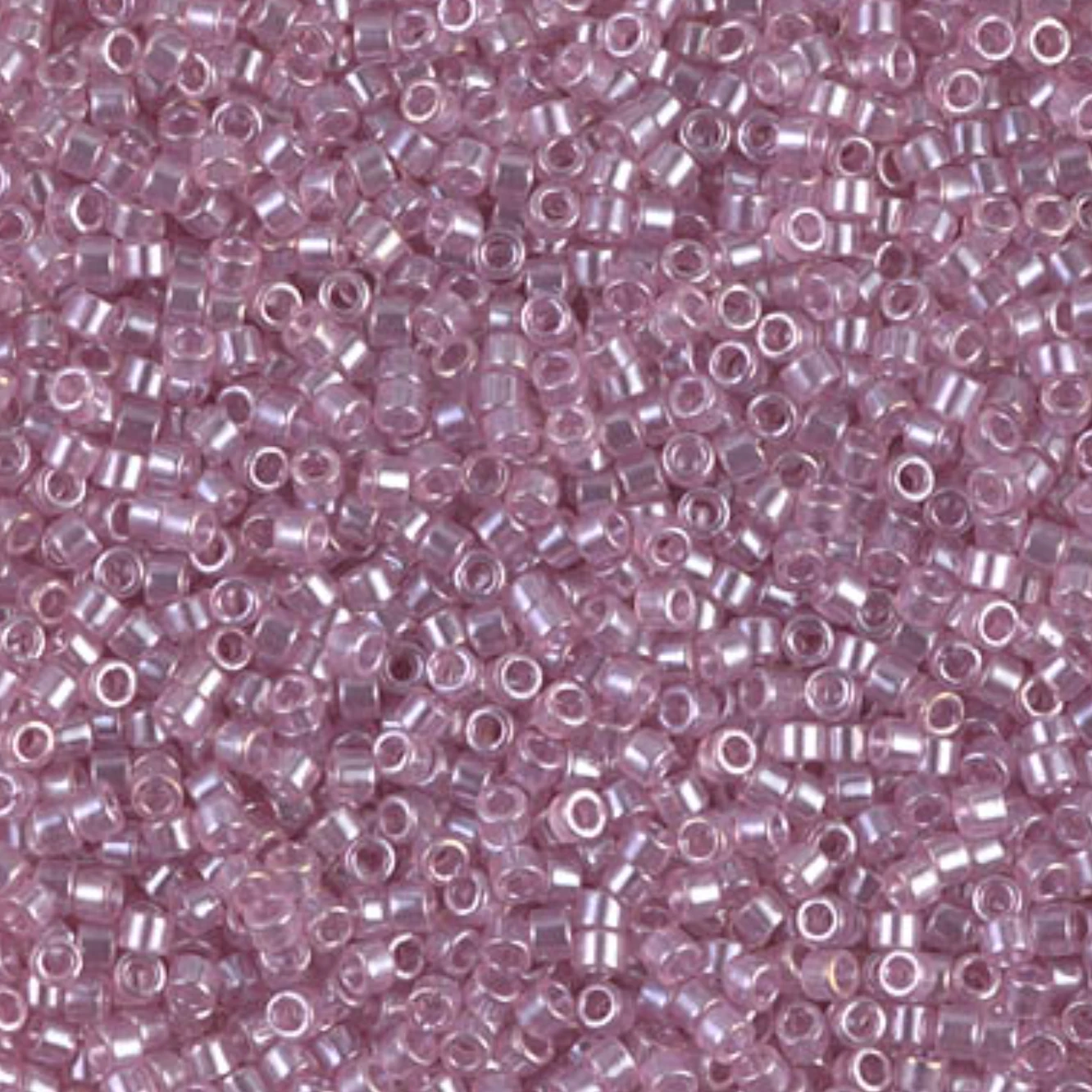 Delica 11/0 RD Transparent Light Rose Luster (1482v) Miyuki Delica Beads