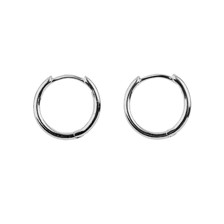 Must Have Findings - Huggie Hoop 16mm Silver 8pcs Must Have Findings