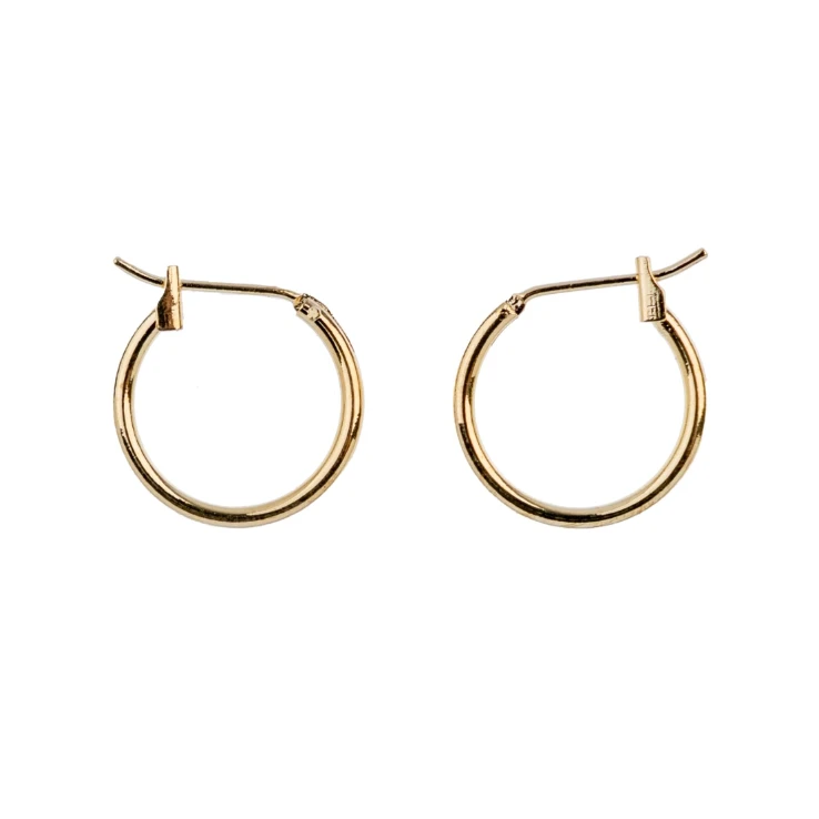Must Have Findings - Huggie Hoop (Hoop) 16mm Gold 8pcs Must Have Findings