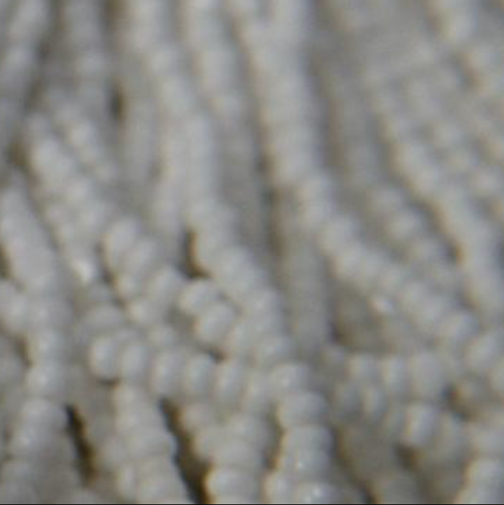 13/0 Charlotte Cut Seed Bead - Chalk White 10g India Sheen Charlotte Cut Seedbeads