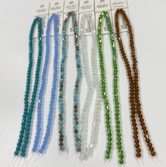 "Earth" 4mm Bicone Beads Crystal Lane Bundle, Promotions Crystal Lane