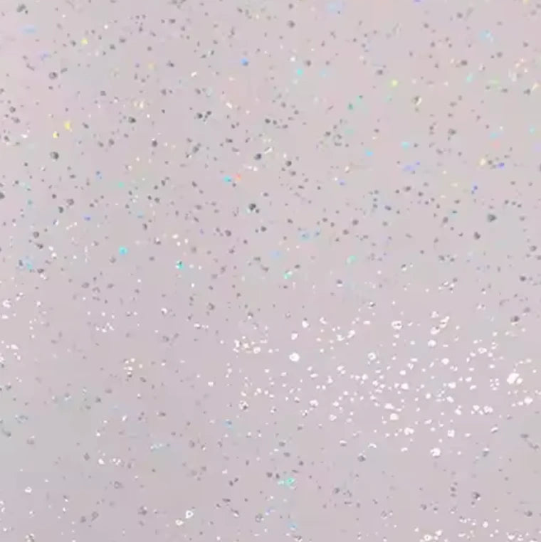 20*30cm Holographic Foil Dots on Matte Pink Leatherette, Leatherette Sheet Leatherette