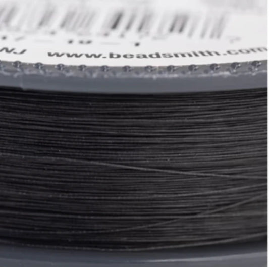 8lb Smoke FireLine Braided Beading Thread- 50 yard stool, Basics Thread