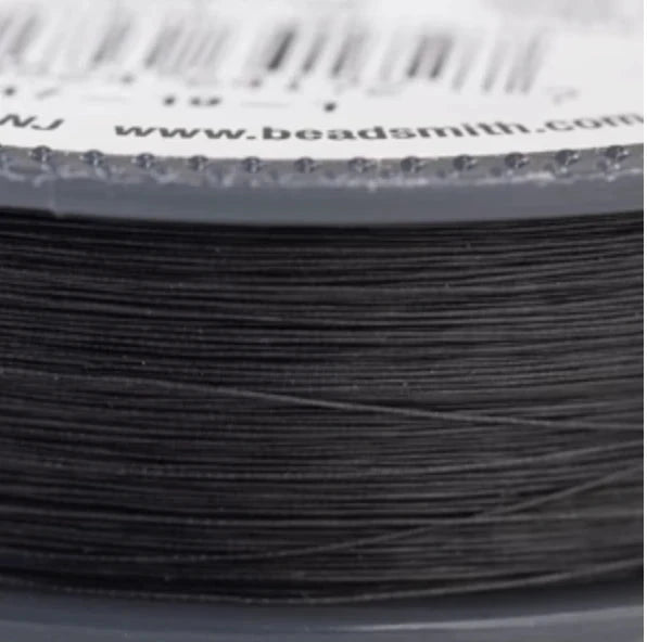 4lb Smoke FireLine Braided Beading Thread- 50 yard stool, Basics Thread