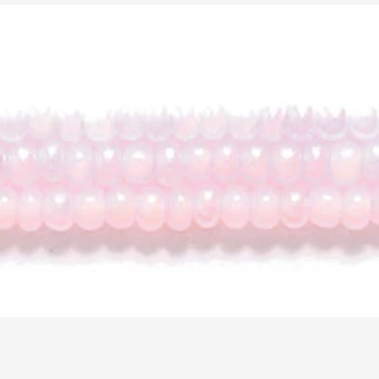 11/0 Light Pink Pearl AB Preciosa Seed Beads *Hank #11SB691 -AB 11/0 Preciosa Seed Beads