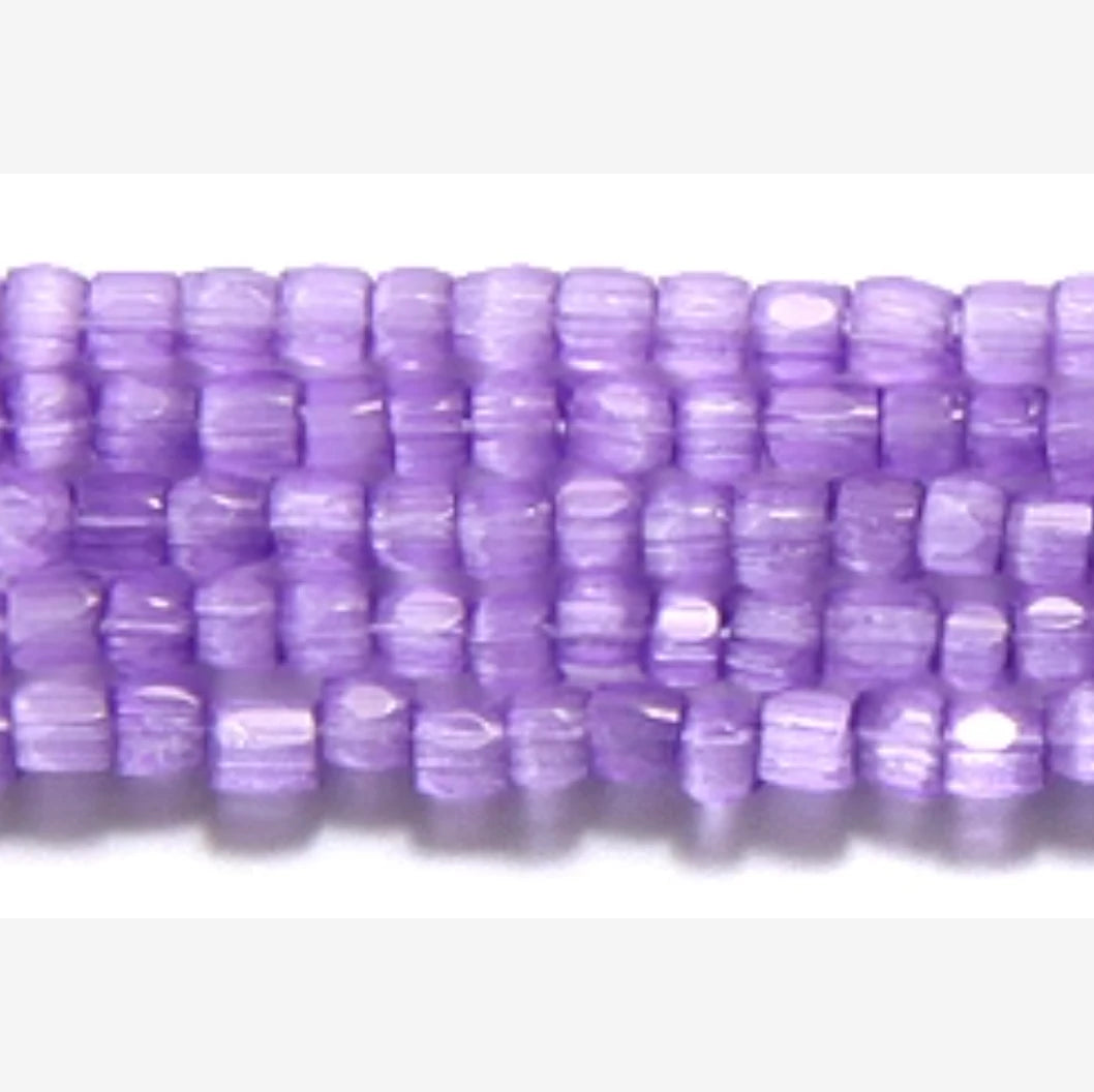 3 Cut 9/0 Beads Anemone Purple Satin Solgel *Hank 9SC997 Tri-Cut Beads Preciosa