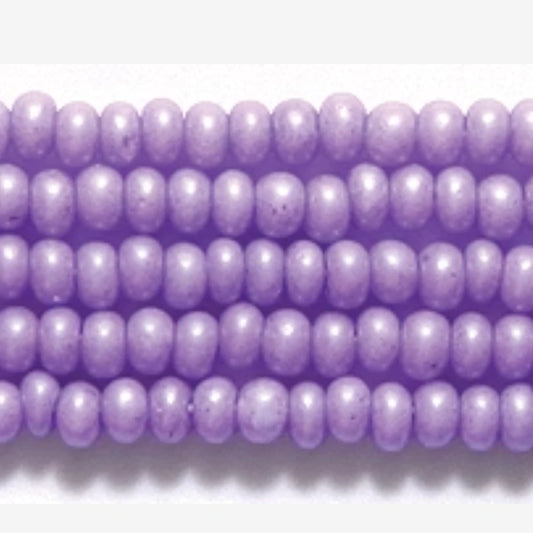 10/0 Lilac Purple Terra Pearl Opaque Preciosa Seed Beads *Hank #10SB198-TA 10/0 Preciosa Seed Beads
