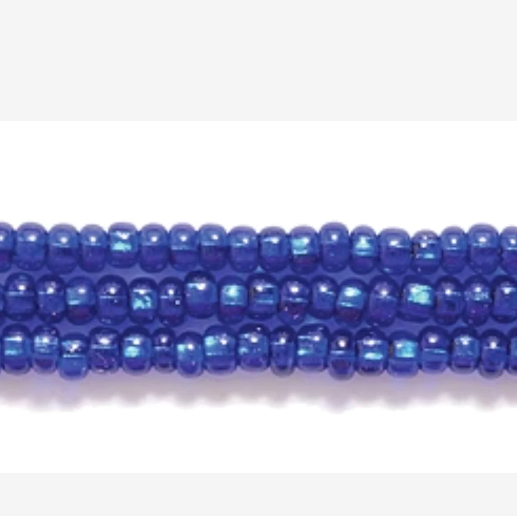 11/0 Cobalt Blue Silver Lined, Preciosa Seed Beads *Hank #11SB478 11/0 Preciosa Seed Beads