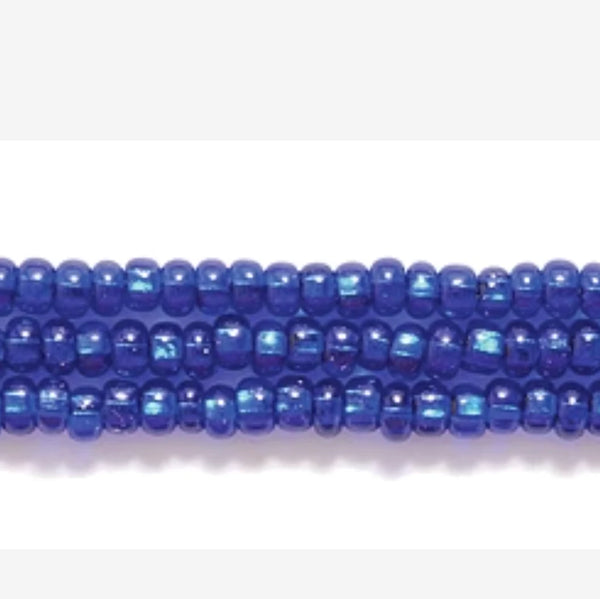 11/0 Cobalt Blue Silver Lined, Preciosa Seed Beads *Hank #11SB478 11/0 Preciosa Seed Beads
