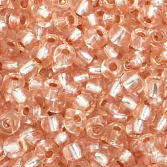 6/0 Pony Seed Beads, Silver Lined Light Pink SOLGEL Sundaylace Creations & Bling