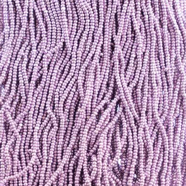 13/0 Czech Seed Bead- Metallic Violet Terra Strung, 13g *Short Hank Preciosa Ornela