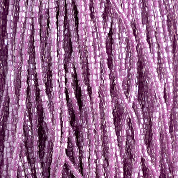 3 Cut 10/0 Beads Cystal Lined Purple *Hank Tri-Cut Beads Preciosa