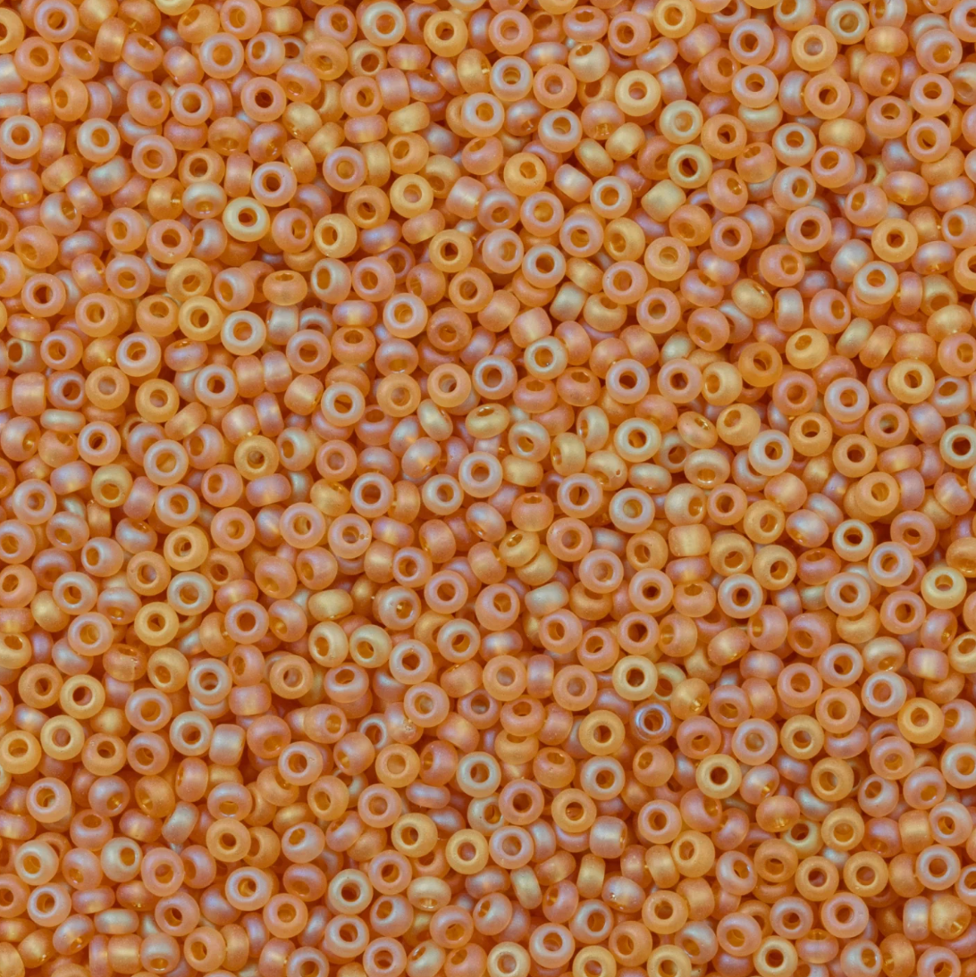 10/0 Topaz AB Matte Transparent, Preciosa Seed Beads *22g 10/0 Preciosa Seed Beads