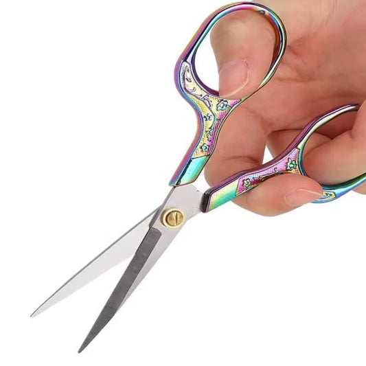 6*12cm Titanium color Embroidery Beading Scissors, Basics Basics