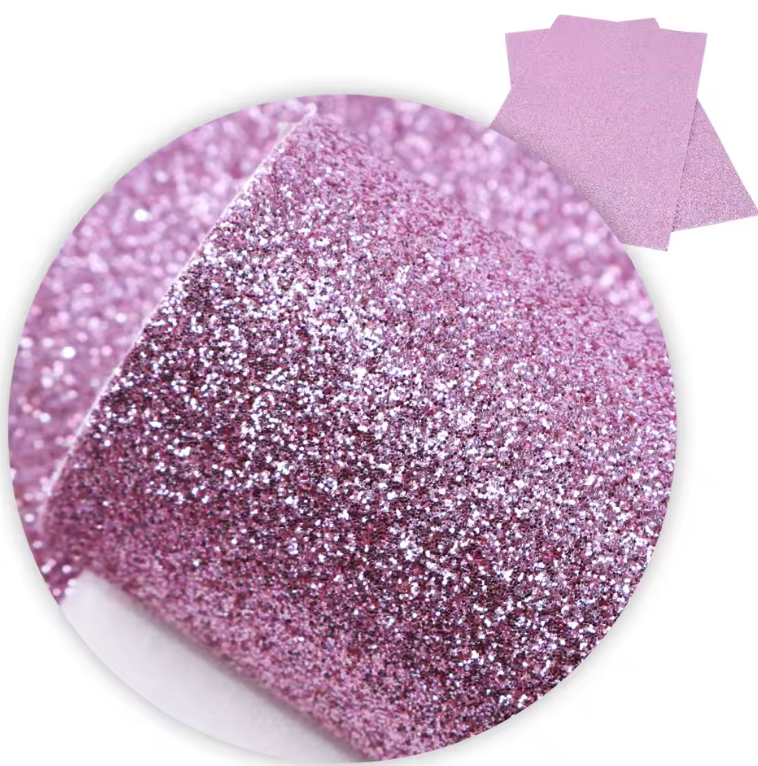 20*22cm Glitter Purple, Glitter Leatherette Sheet Leatherette