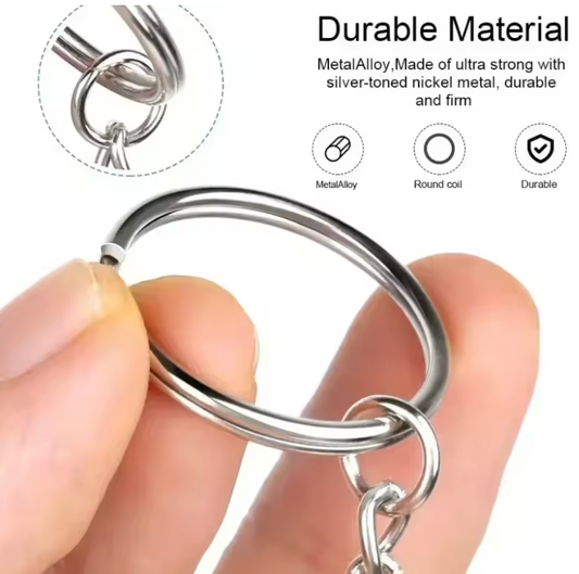 25mm Key Chain Hooks, (Sold in 10 pcs)  Basics Basics